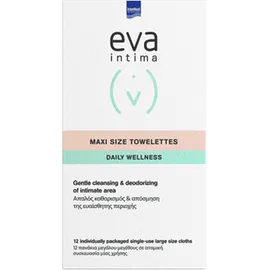 Intermed Eva Intima Size Towelettes 12τμχ