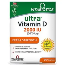 Vitabiotics Ultra Vitamin D 2000 IU D3 50mg 96 tabs