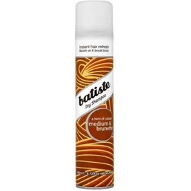 Batiste Medium & Brunette Dry Shampoo Ξηρό Σαμπουάν με χρώμα για καστανά μαλλιά, 200ml