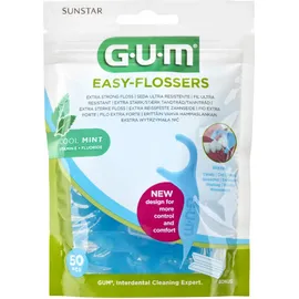 Gum 890 Easy Flossers Οδοντικό Νήμα Σε Διχάλες Με Γεύση Μέντας 50 Τμχ