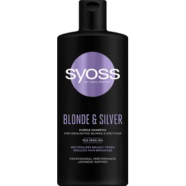 Syoss Σαμπουάν Blonde & Silver για Ξανθά, Λευκά ή με Ανταύγειες Μαλλιά 440ml