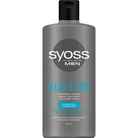 Syoss Σαμπουάν Men Clean & Cool για Κανονικά, Λιπαρά Μαλλιά 440ml