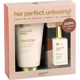 Panthenol Extra Promo Femme EDT 50ml & ΔΩΡΟ Femme 3 in 1 Cleanser 200ml