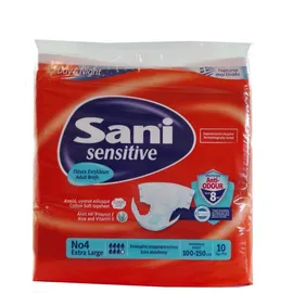 Sani Sensitive Extra Large No4 10τεμ