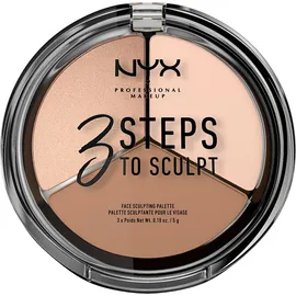 NYX 3 Steps to Sculpt Face Sculpting Palette 5gr [01 Fair]
