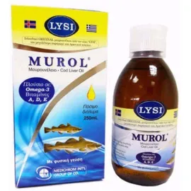 Medichrom Murol - Πόσιμο Μουρουνέλαιο με Φυσική Γεύση, 250ml