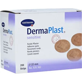 Hartmann DermaPlast Sensitive Στρογγυλά Αυτοκόλλητα Strip 22mm, 200τμχ