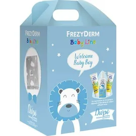 Frezyderm Promo Baby Welcome Boy Set: Baby Shampoo 300ml, Baby Cream 2x175ml με Δώρο Κουβέρτα Αγκαλιάς