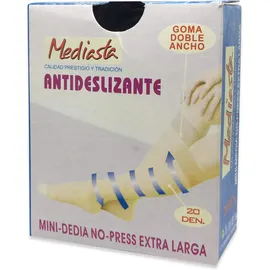 Mediasta Antideslizante Κάλτσες Κάτω Γονάτος 20den Μαύρο - 2 Ζεύγη