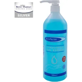 Ecofarm Αλκοολούχο Gel Χεριών Με Αντλία 1000ml