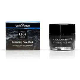 Olive Touch Black Lava Scrub Face Mask Μάσκα Απολέπισης Προσώπου 50ml