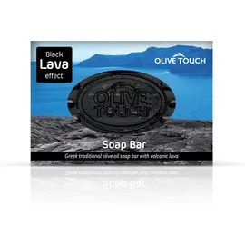 Olive Touch Caviar Black Lava Effect Soap Bar Σαπούνι Καθαρισμού Προσώπου 100gr