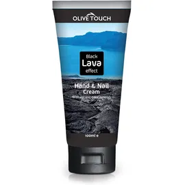 Olive Touch Black Lava Effect Hand & Nail Cream Ενυδατική Κρέμα Χεριών 100ml