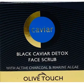 Olive Touch Black Caviar Detox Face Scrub Απολέπισης Προσώπου 15ml