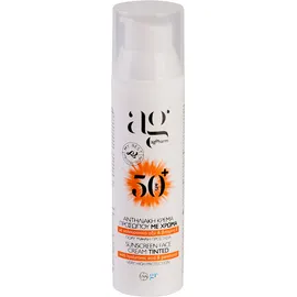 Ag Pharm Face Sunscreen With Color SPF50+ Αντηλιακή Κρέμα Προσώπου Με Χρώμα 75ml