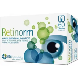 Retinorm 600mg Συμπλήρωμα Διατροφής Για Την Υγεία Των Ματιών 60 Κάψουλες