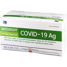 Rapigen Biocredit Covid-19 Τέστ Αντιγόνου Rapid Test, 1 Τεμάχιο