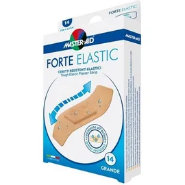 MASTER AID Forte Elastic Grande, Ελαστικά Επιθέματα Τραύματος 78mm x 26mm - 14τεμ