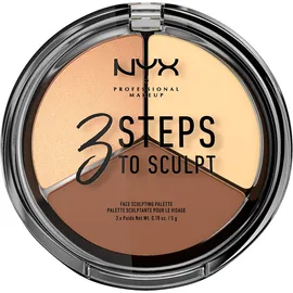 NYX PM 3 Steps To Sculpt Παλετα Highlighter 2 Light 160gr