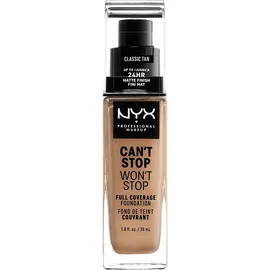 NYX PM Can't Stop Won't Stop Full Coverage Foundation  12 CLASSIC TAN 30ml