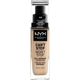 NYX PM Can't Stop Won't Stop Full Coverage Foundation  6,5 NUDE 30ml