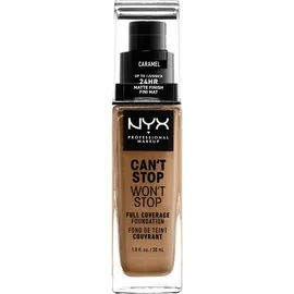 NYX PM Can't Stop Won't Stop Full Coverage Foundation  15 CARAMEL 30ml