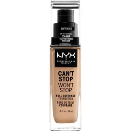 NYX PM Can't Stop Won't Stop Full Coverage Foundation  7,5 SOFT BEIGE 30ml
