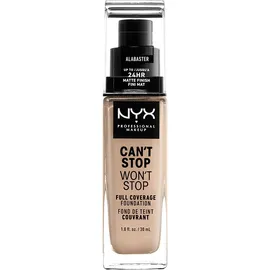 NYX PM Can't Stop Won't Stop Full Coverage Foundation  2 ALABASTER 30ml