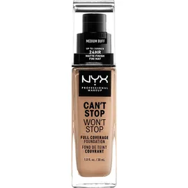 NYX PM Can't Stop Won't Stop Full Coverage Foundation  10,5 MEDIUM BUFF 30ml