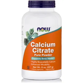 Now Foods Calcium Citrate Powder Συμπλήρωμα Διατροφής Κιτρικό Ασβέστιο 227gr