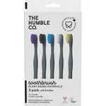THE HUMBLE CO Humble Plant Base Brush, Οδοντόβουρτσα Φυτικής Βάσης, Sensitive - 5τεμ