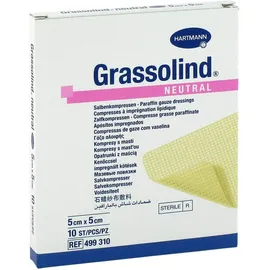 Hartmann Grassolind επίθεμα με αλοιφή αποστειρωμένο 5X5cm 10τεμ.