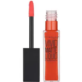 Maybelline Color Sensational Vivid Matte Liquid 25 Orange Shot Lip Gloss 8ml