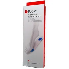 Podia Comfort Insoles Silicone Ανατομικοί Πάτοι Σιλικόνης No 39-40, 1 Ζεύγος.