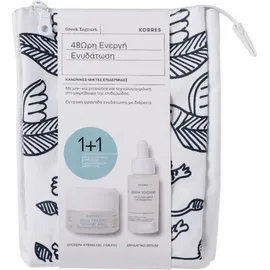 Korres Set Greek Yoghurt Ενυδατικό Serum με προβιοτικά 30ml + Greek Yoghurt Κρέμα-Gel Ημέρας Κανονικές-Μικτές 40ml