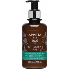 APIVITA Refreshing Fig Moisturizing Body Milk, Ενυδατικό Γαλάκτωμα Σώματος, Σύκο - 200ml