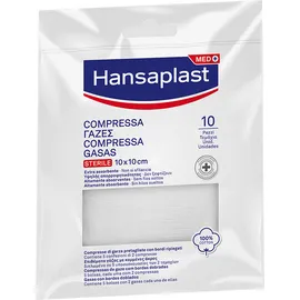 Hansaplast Γάζες 10x10cm 10τμχ
