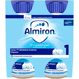 Nutricia Almiron 1 Γάλα 1ης Βρεφικής Ηλικίας από 0-6 μηνών 4x200ml