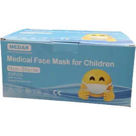 Medak Ιατρική Παιδική Μάσκα Προσώπου 3PLY με Σχέδια Μίας Χρήσης 50 τμχ