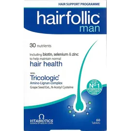 Vitabiotics Wellman Hairfollic Man, Hair Health, Φροντίδα των Μαλλιών Ειδικά για Άνδρες 60 tablets