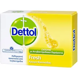 Dettol Soap Fresh Σαπούνι Με Αντιβακτηριδιακό Παράγοντα Με Άρωμα Φρεσκάδας 100gr