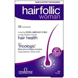 Vitabiotics Hairfolic Woman, 60 Ταμπλέτες
