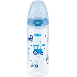 NUK F.C. Μπιμπερό Πλαστικό Blue με Δείκτη Ελέγχου Θερμοκρασίας και Θηλή Σιλικόνης 6-18m (XL) 360ml (10.216.248)