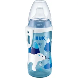 Nuk Active Cup Παγουράκι Με Θηλή Σιλικόνης 12m+ Χρώμα:Μπλε 300ml [10.255.078]