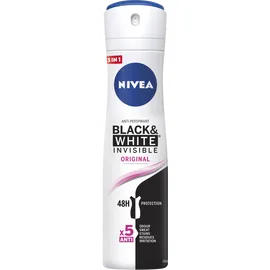 Nivea Black & White Clear Invisible Γυναικείο Αποσμητικό Spray 48h Προστασίας 150ml