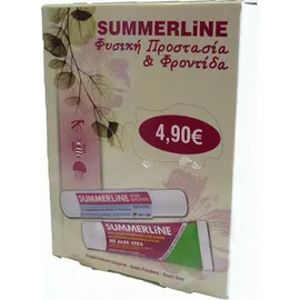 Medisei Summerline After Bite Stick 15ml & ενυδατική κρέμα με εντομοαπωθητική δράση-aloe vera 30ml
