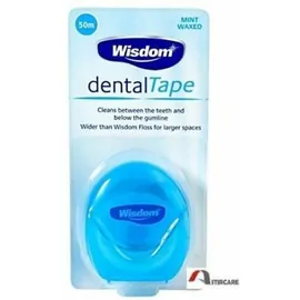 Wisdom Floss Dental Tape Οδοντικό Νήμα Με Κερί 50m