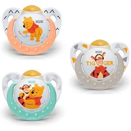 Nuk Disney Winnie The Pooh - Tiger Πιπίλα Σιλικόνης Με Κρίκο 6-18m+ [10.736.379] [Για Αγοράκι]