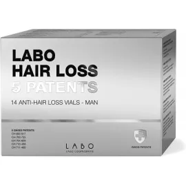 Labo Anti Hair Loss 5 Patents Man Αγωγή Κατά Της Τριχόπτωσης Για Άνδρες 14 Φιαλίδια x 3.5ml