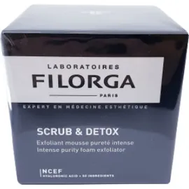 Filorga Scrub Detox Intense Foam Exfoliator Μάσκα Απολέπισης Προσώπου Με Ενεργό Άνθρακα 50ml
